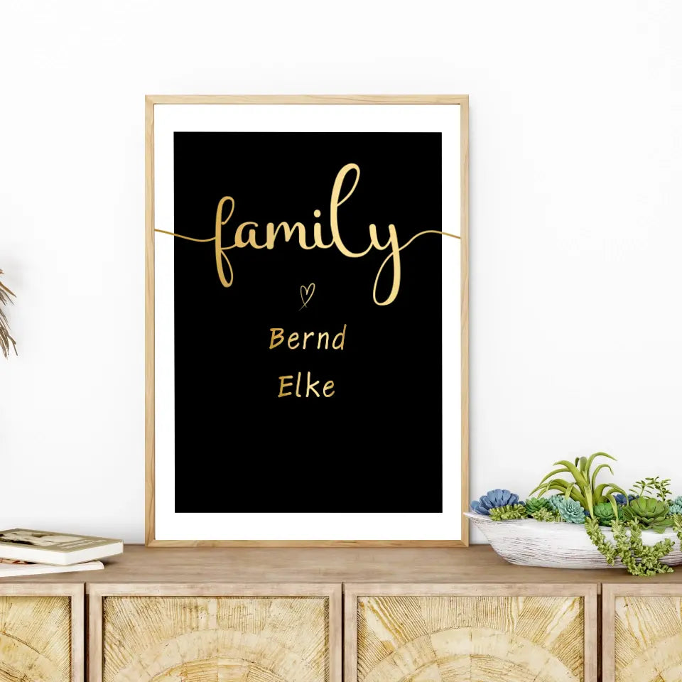 goldene Familie Poster