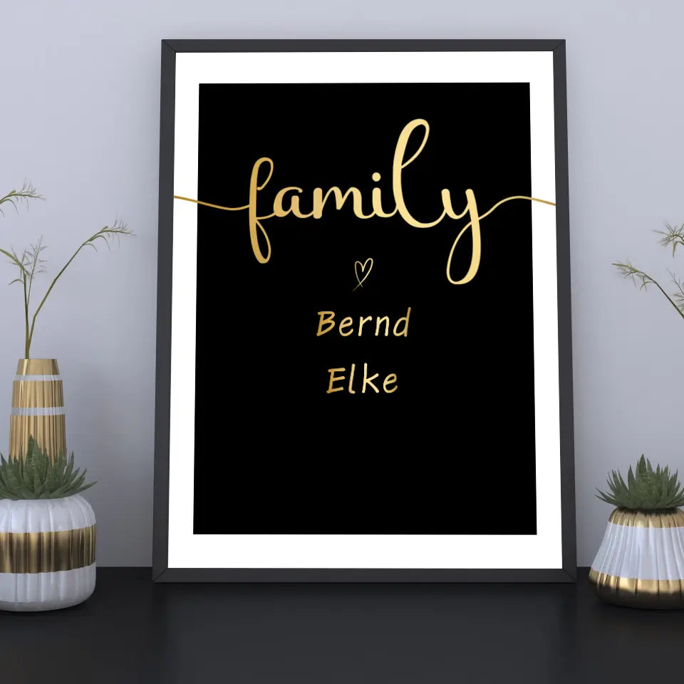 goldene Familie Poster