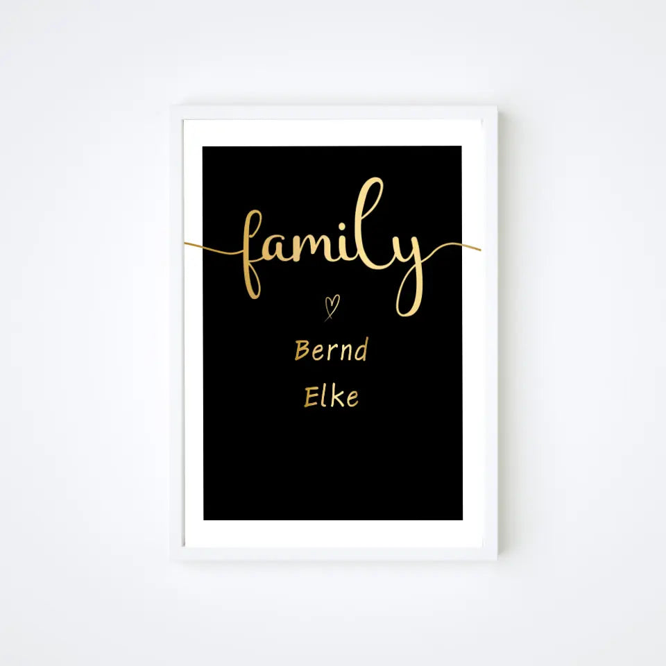 goldene Familie Poster