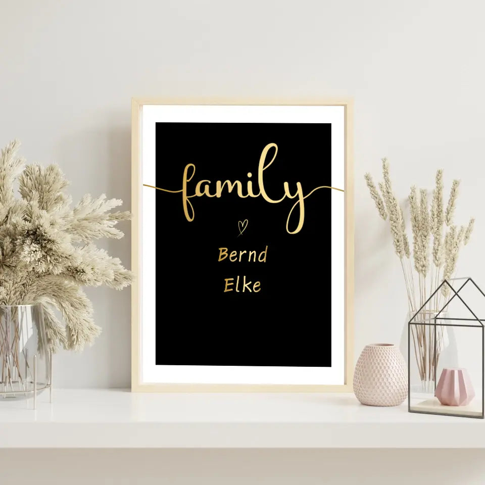 goldene Familie Poster