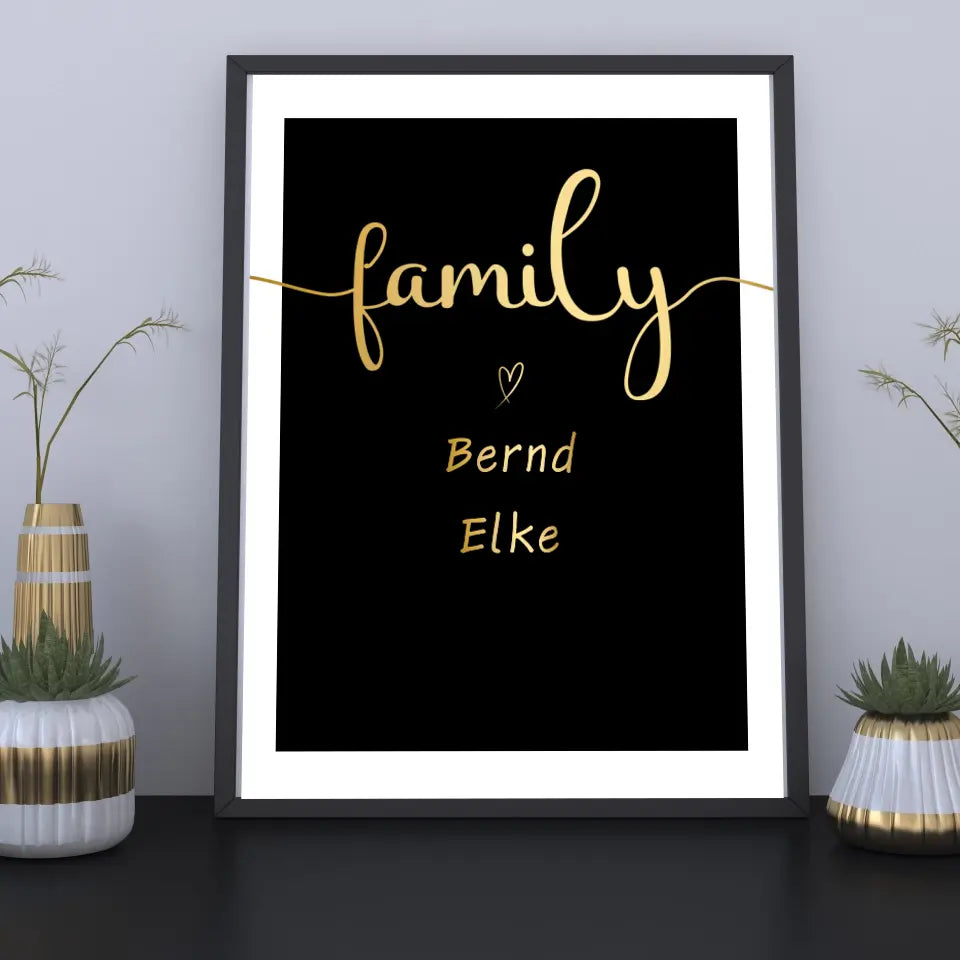 goldene Familie Poster