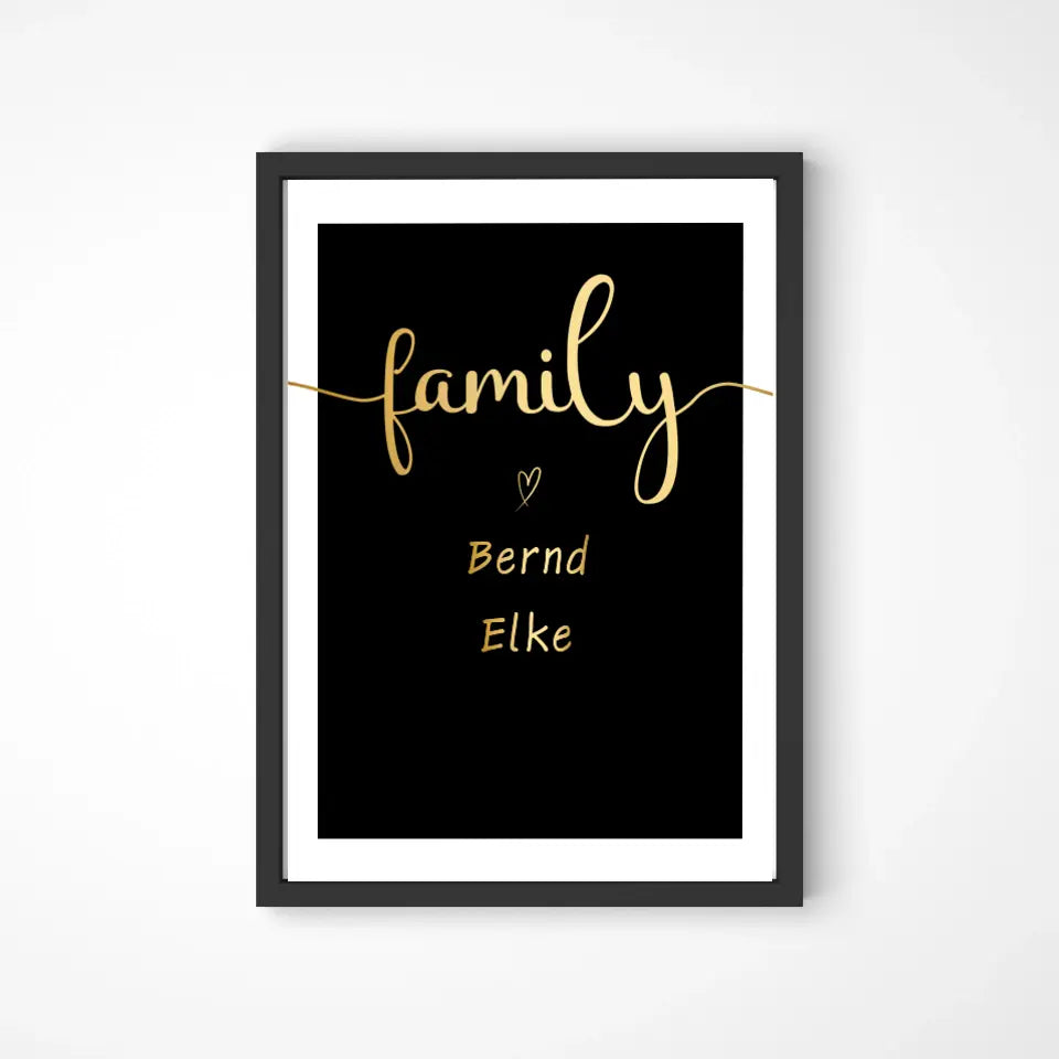 goldene Familie Poster