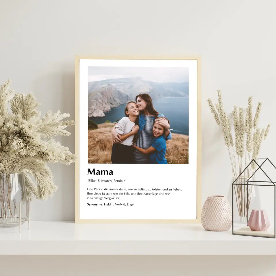 Mama Definition Poster