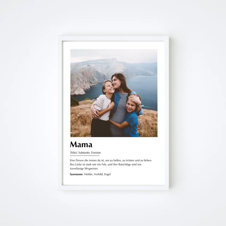 Mama Definition Poster