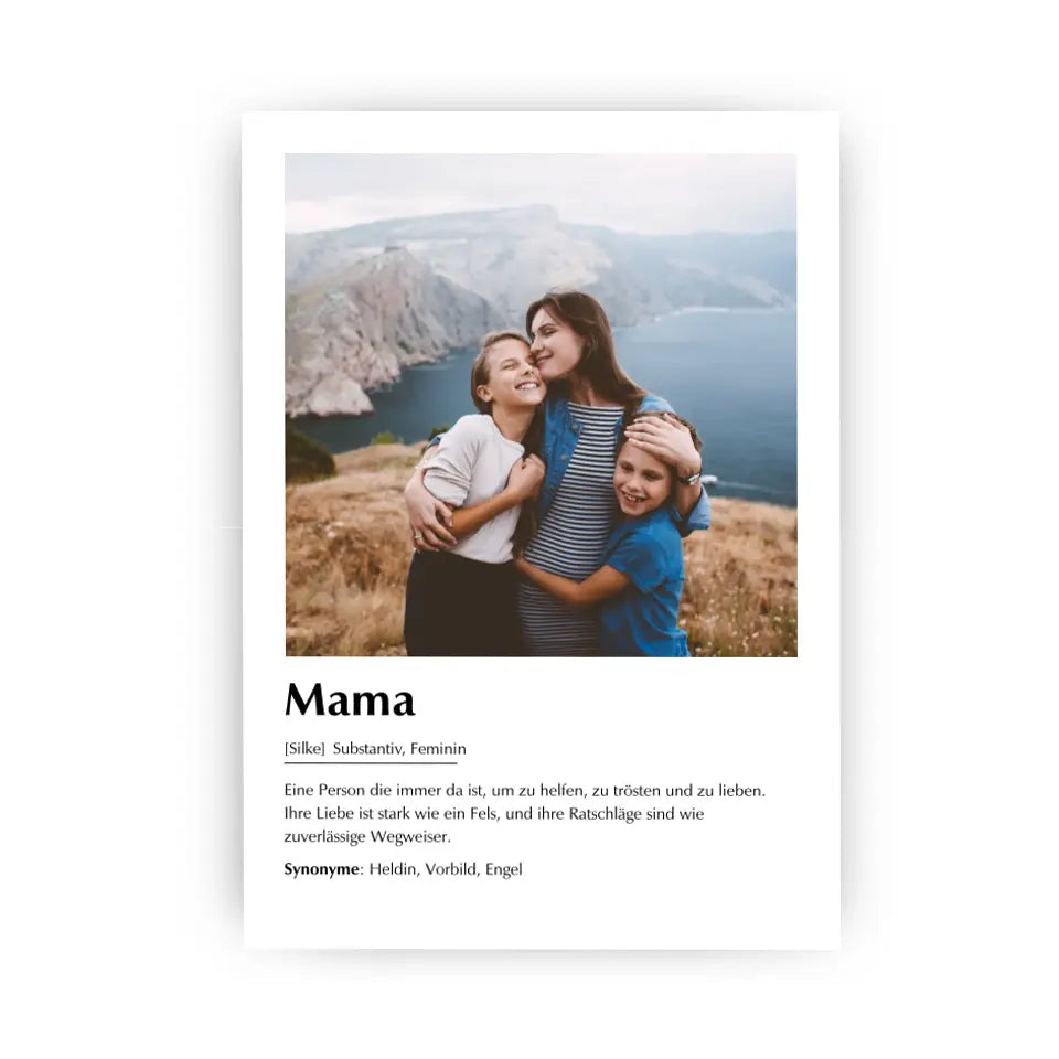 Mama Definition Poster