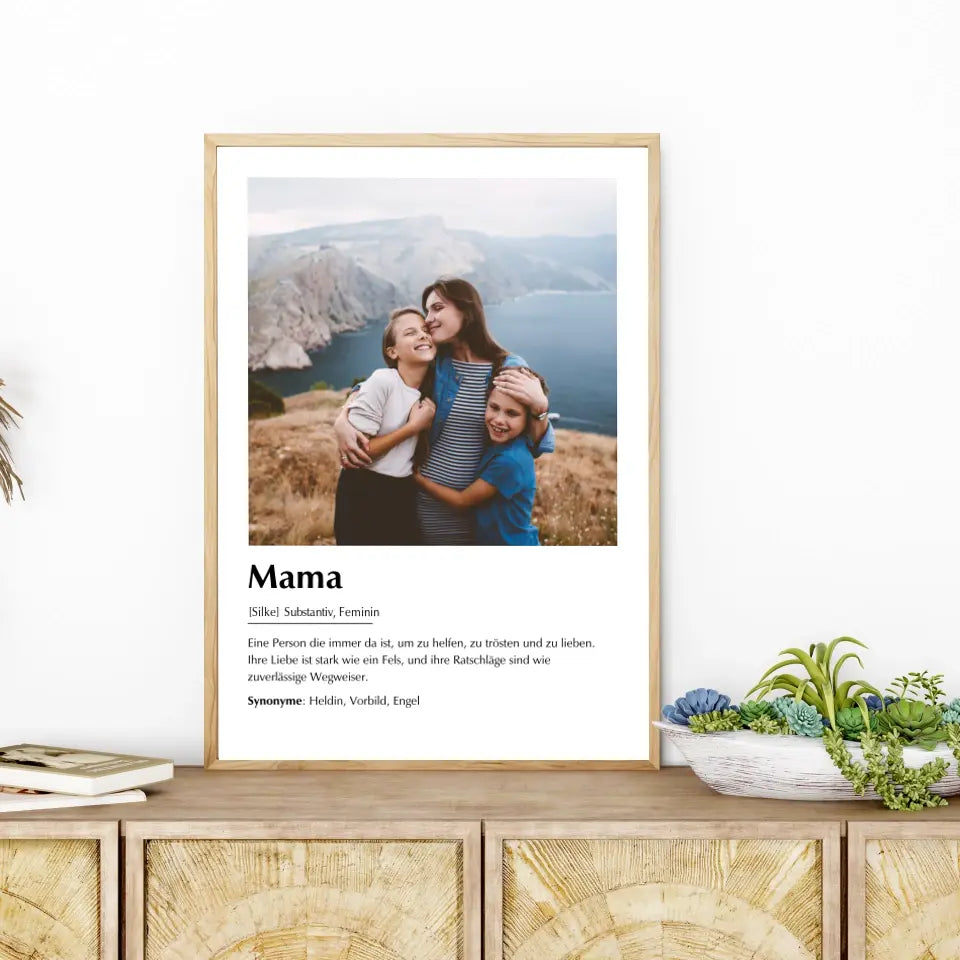 Mama Definition Poster