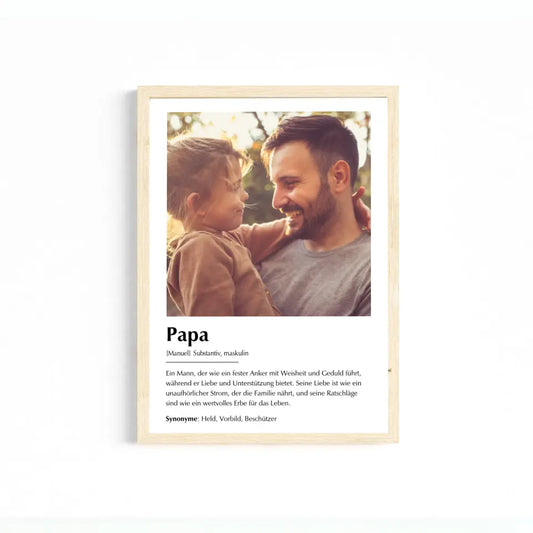 Papa Definition Poster