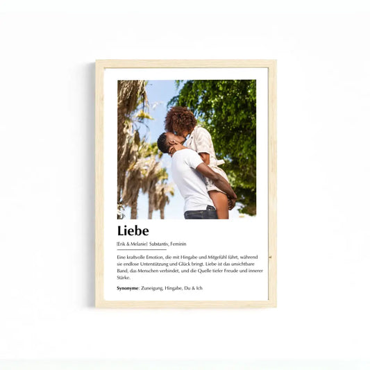 Liebe Definition Poster