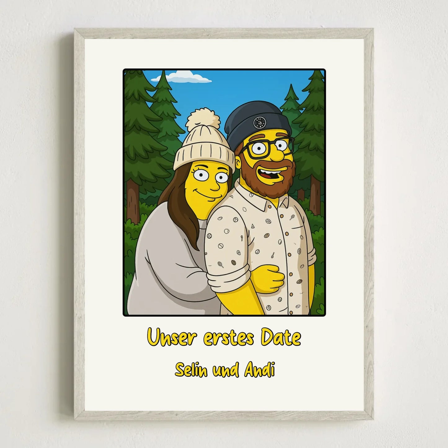 3x4 Holz Rahmen Mockup